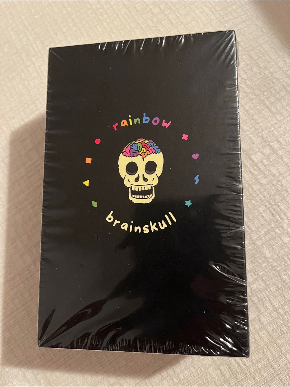 Rainbow Brainskull Phone Case - Black